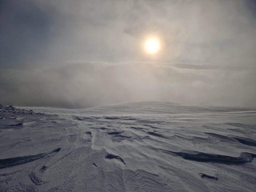 śnieg w górach